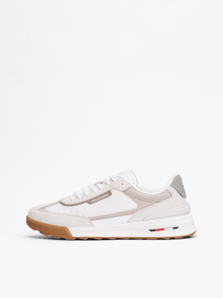 Άσπρο Δερμάτινα Sneakers  Άνδρες