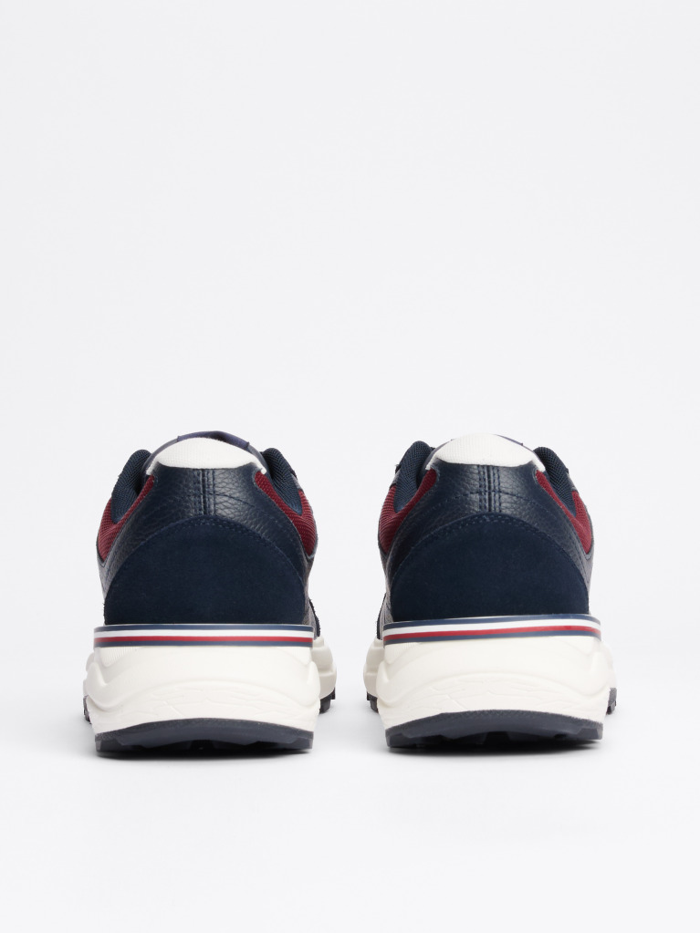 Μπλε Sneakers Με Μίξη Υφών  Άνδρες