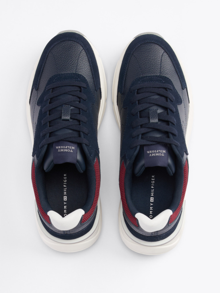 Μπλε Sneakers Με Μίξη Υφών  Άνδρες