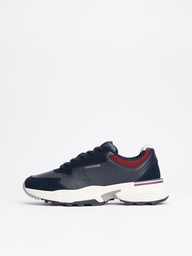 Μπλε Sneakers Με Μίξη Υφών  Άνδρες