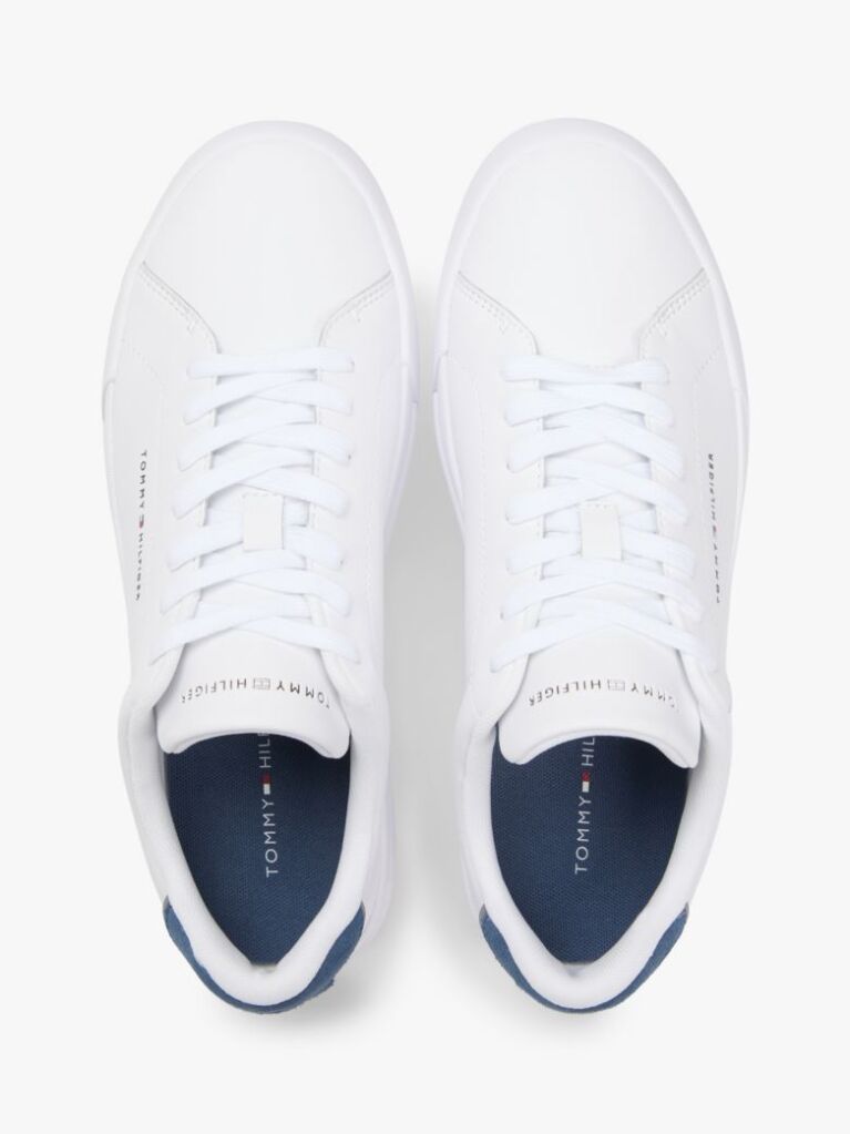 Άσπρο Sneakers Με Ανάγλυφο Φινίρισμα  Άνδρες
