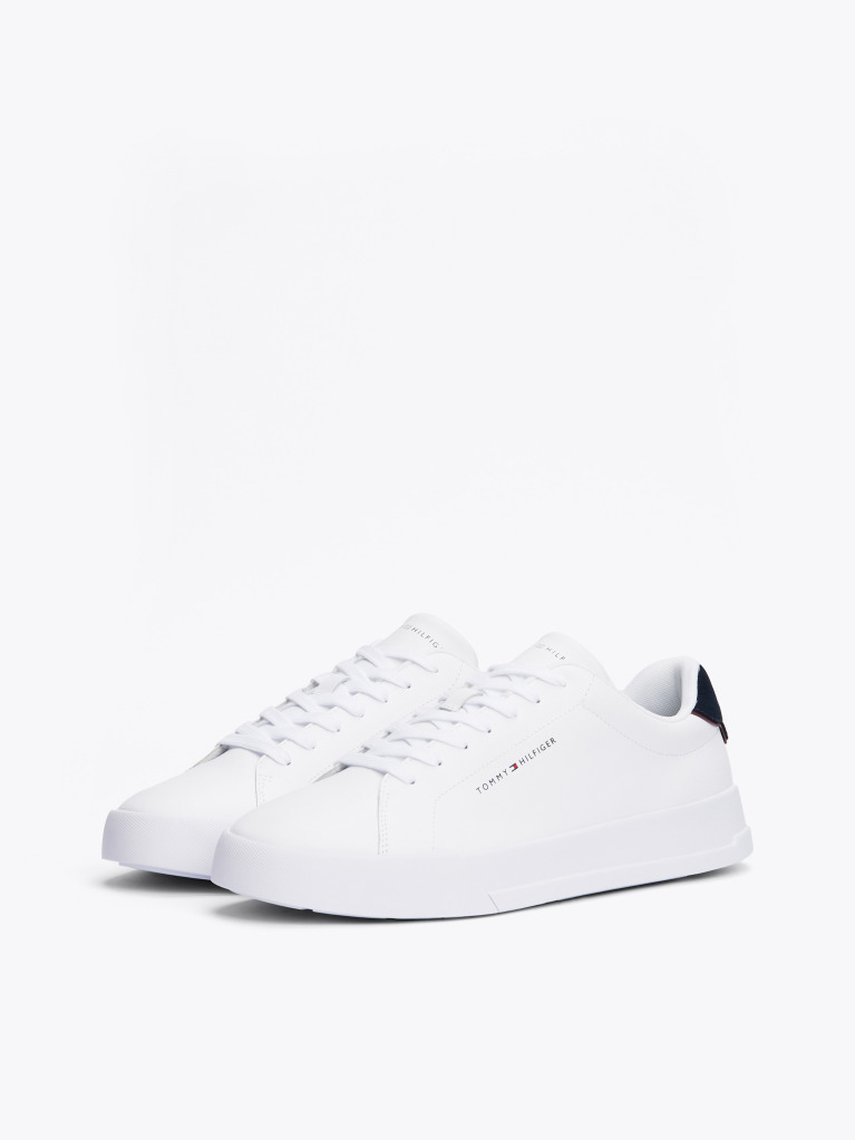 Άσπρο Sneakers Με Ανάγλυφο Φινίρισμα  Άνδρες