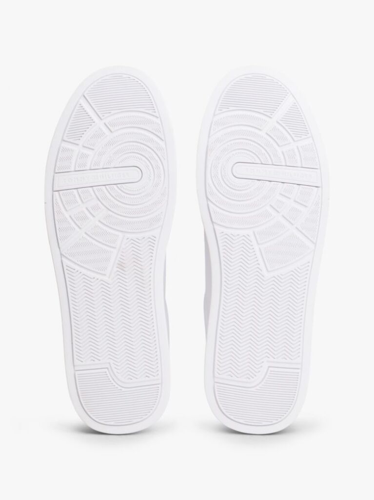 Άσπρο Sneakers Με Ανάγλυφο Φινίρισμα  Άνδρες