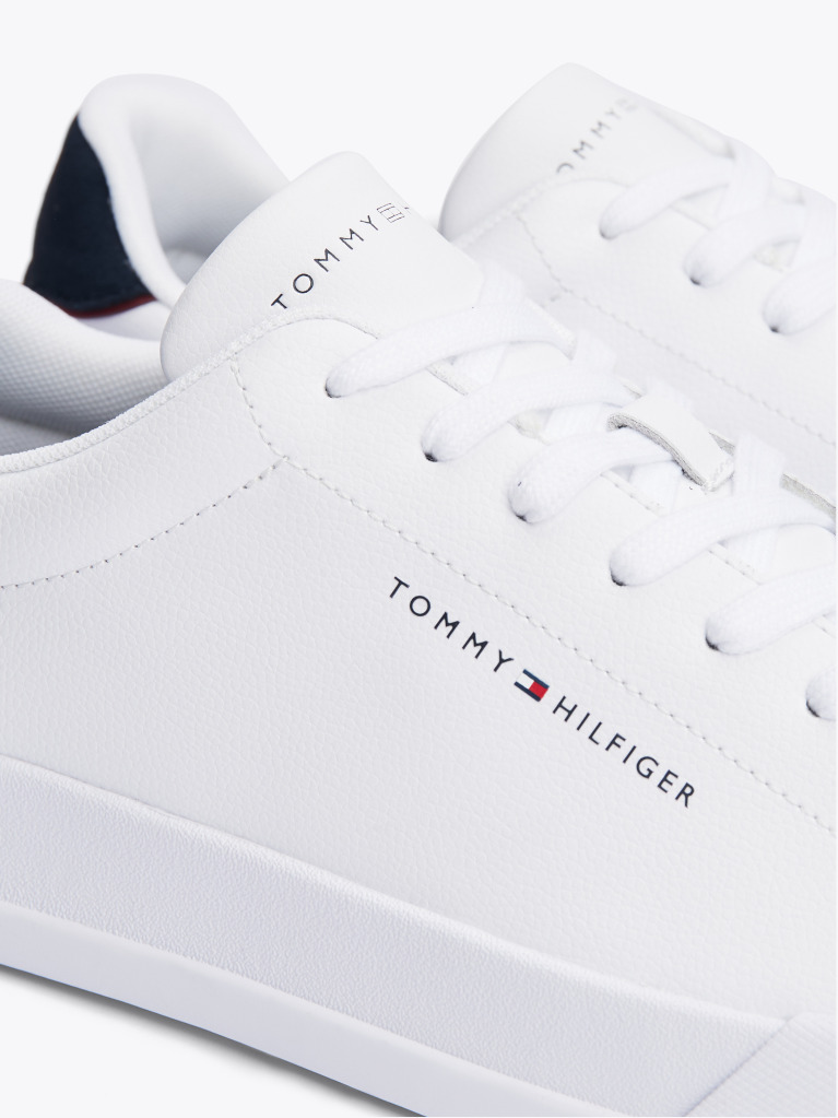 Άσπρο Sneakers Με Ανάγλυφο Φινίρισμα  Άνδρες