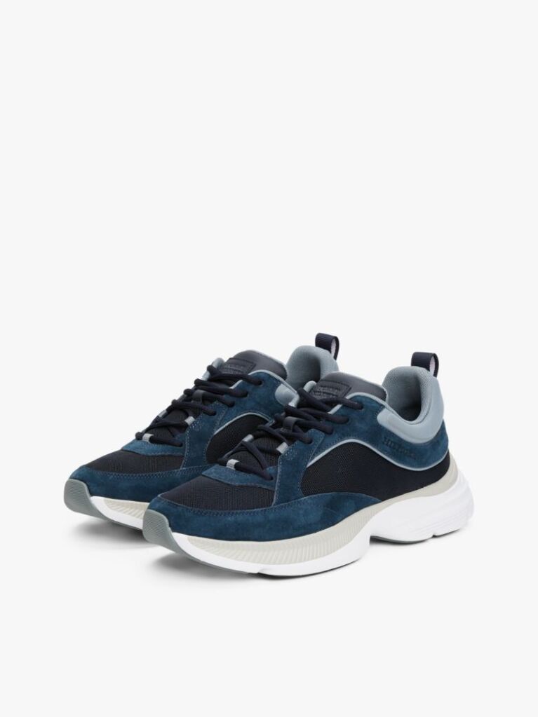 Μπλε Μοντέρνα Sneakers Με Υφή Σε Αντίθεση  Άνδρες