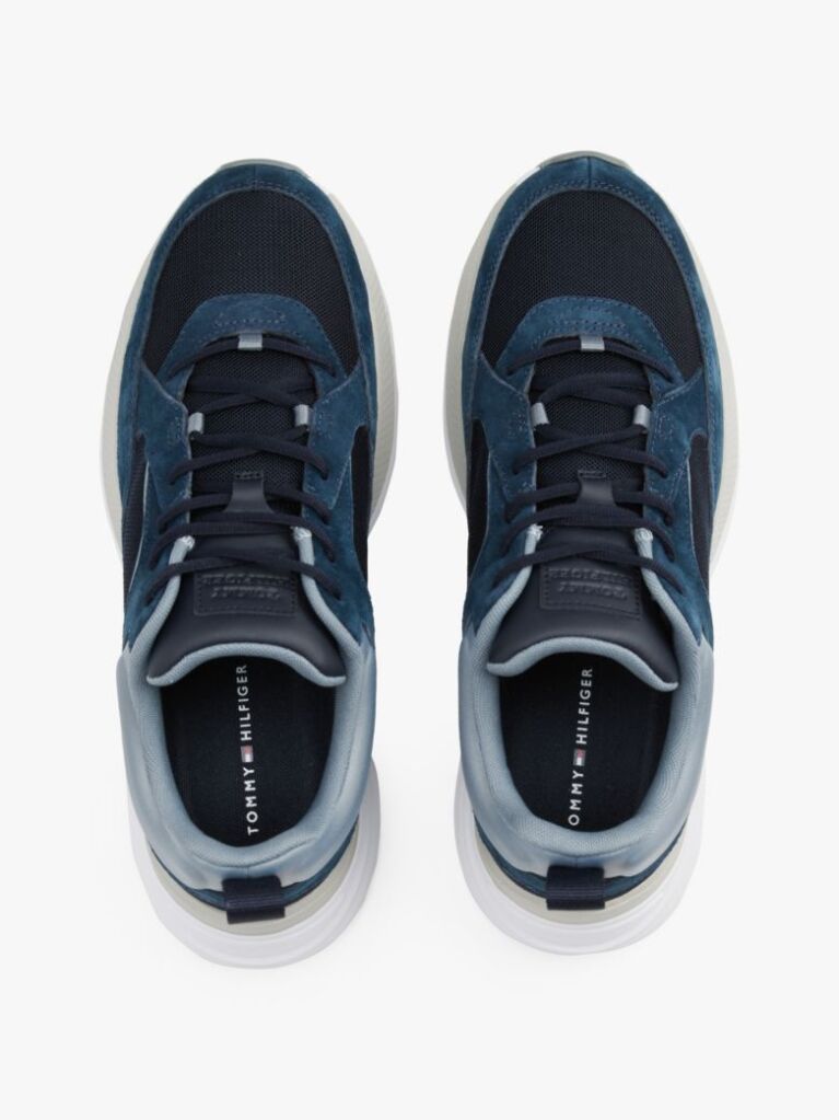 Μπλε Μοντέρνα Sneakers Με Υφή Σε Αντίθεση  Άνδρες