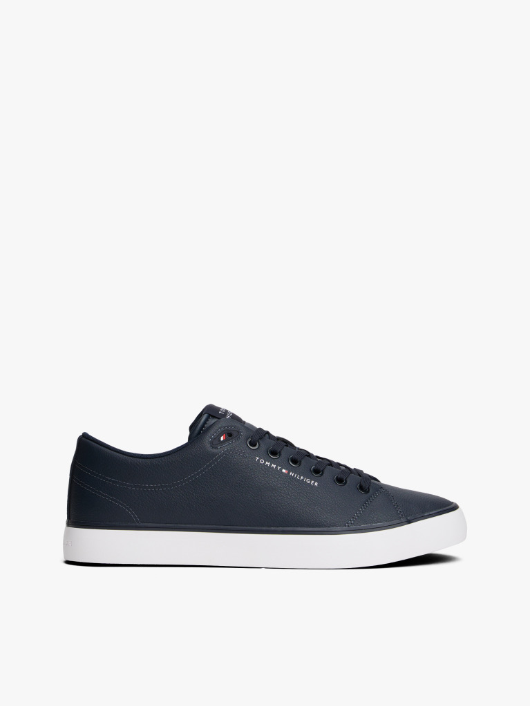 Blue Debossed Logo Trainers  Men