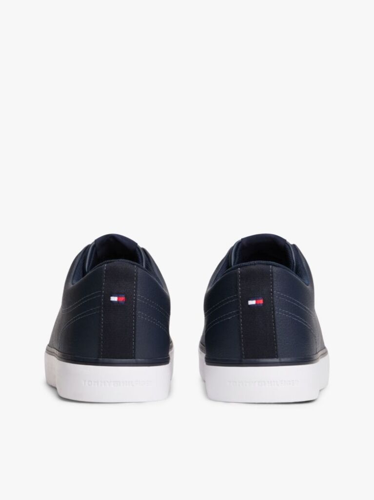 Blue Debossed Logo Trainers  Men