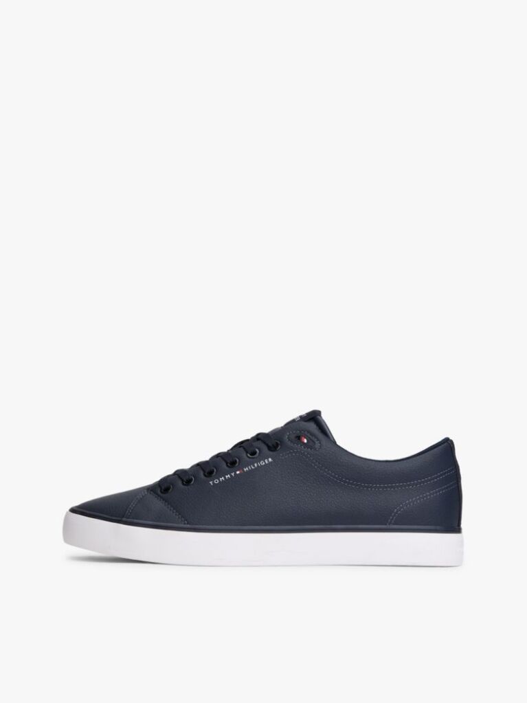 Blue Debossed Logo Trainers  Men