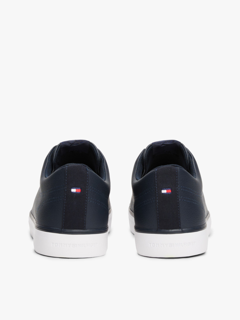 Blue Debossed Logo Trainers  Men