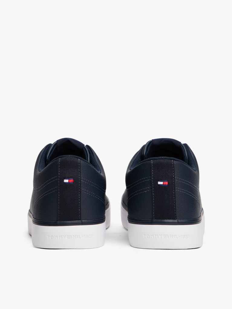 Blue Debossed Logo Trainers  Men