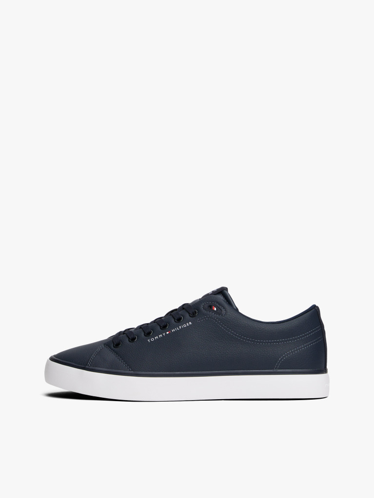 Blue Debossed Logo Trainers  Men