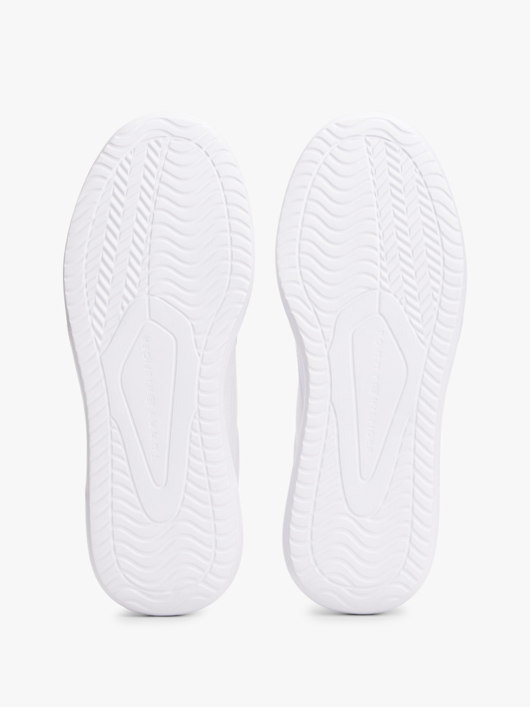 Άσπρο Άνετα Δερμάτινα Sneakers  Άνδρες