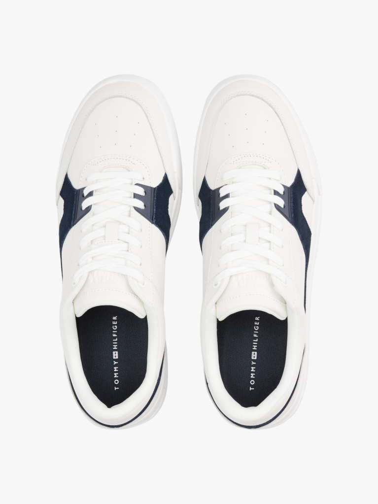 Multi Δερμάτινα Sneakers Με Πάνελ Σε Αντίθεση  Άνδρες