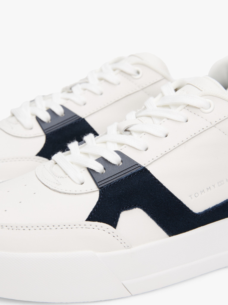 Multi Δερμάτινα Sneakers Με Πάνελ Σε Αντίθεση  Άνδρες