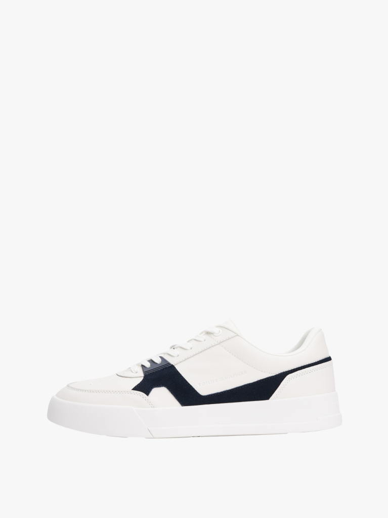 Multi Δερμάτινα Sneakers Με Πάνελ Σε Αντίθεση  Άνδρες