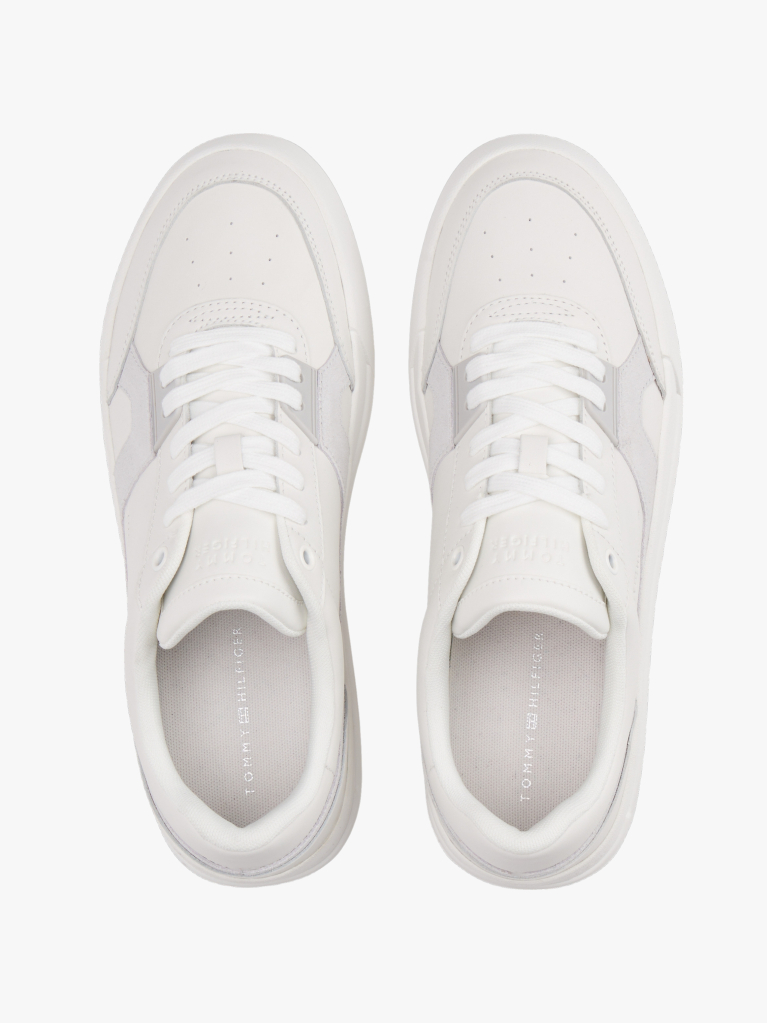 Multi Δερμάτινα Sneakers Με Πάνελ Σε Αντίθεση  Άνδρες