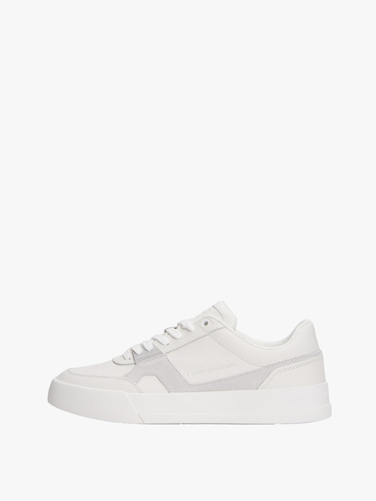 Multi Δερμάτινα Sneakers Με Πάνελ Σε Αντίθεση  Άνδρες
