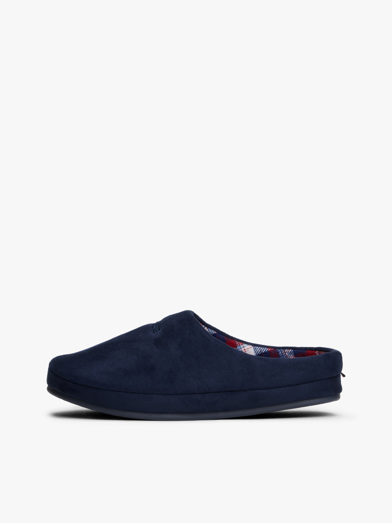 Blue Logo Warm Lined Slippers  Men