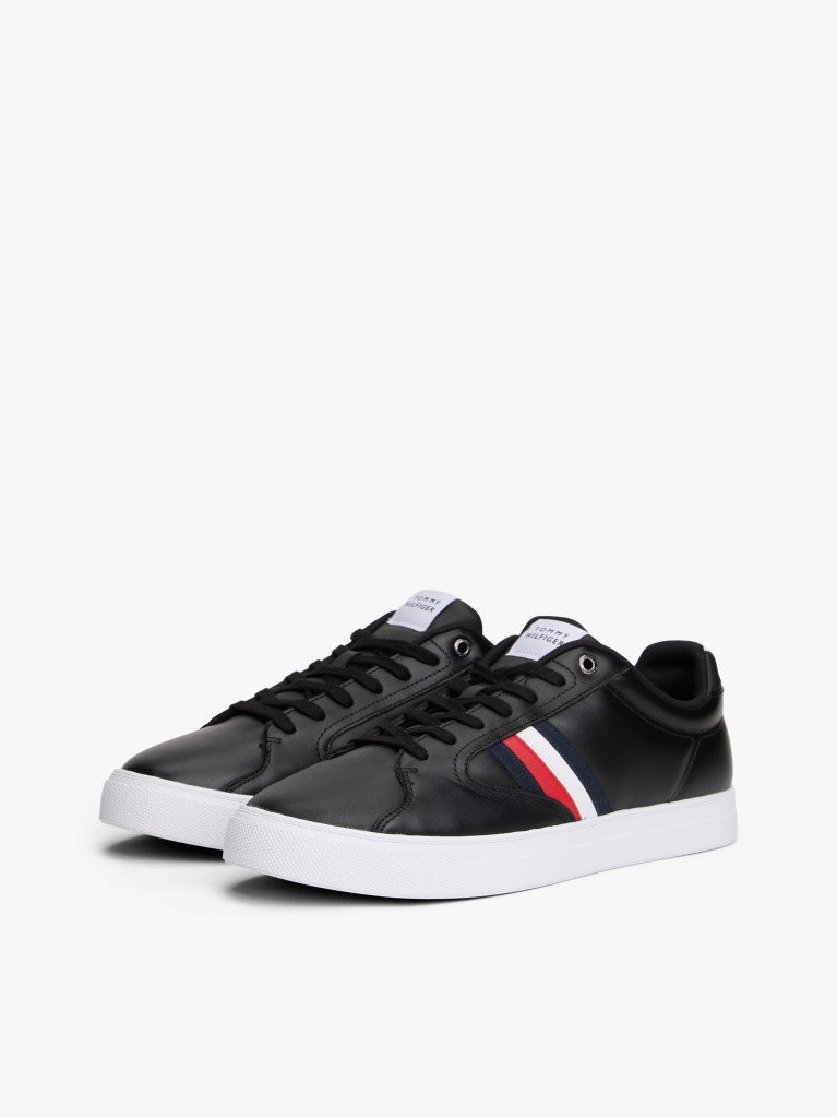 Μαύρο Sneakers Με Icon Signature Ρίγα  Άνδρες