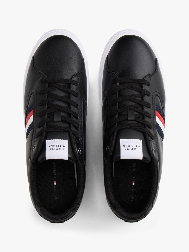 Μαύρο Sneakers Με Icon Signature Ρίγα  Άνδρες