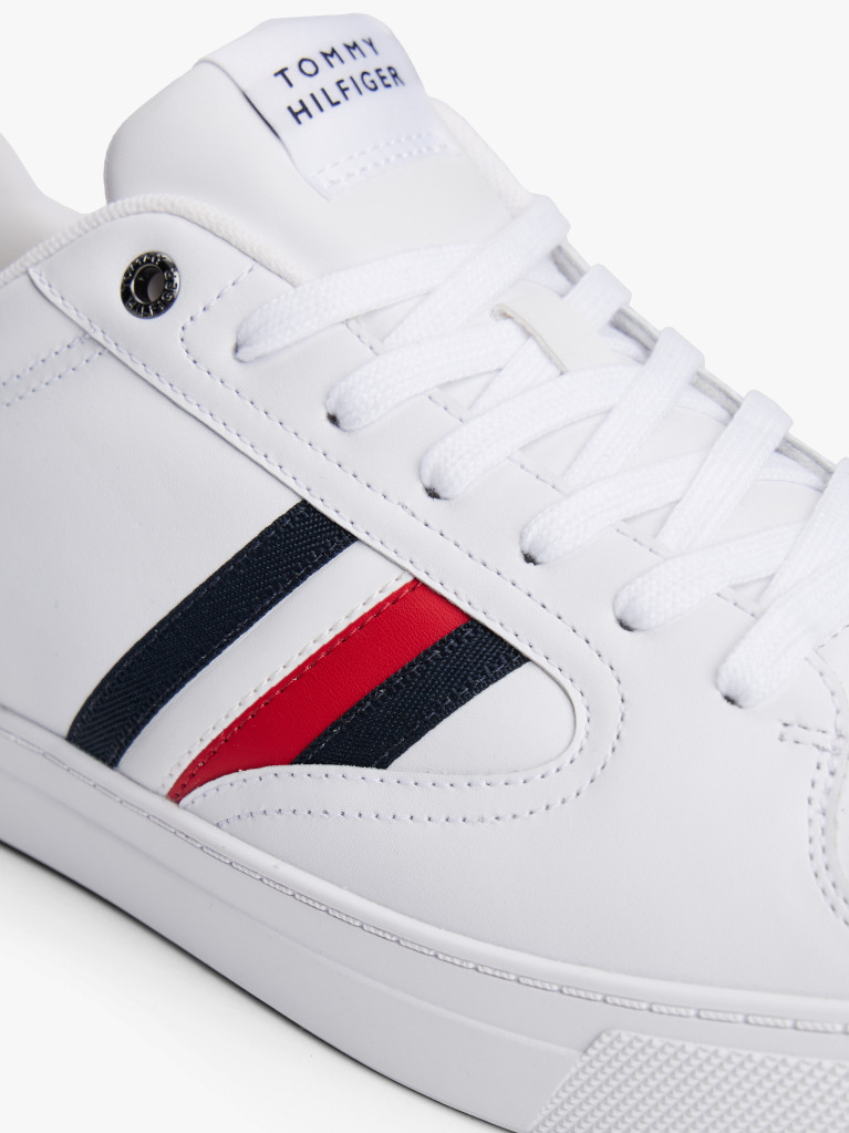 Άσπρο Sneakers Με Icon Signature Ρίγα  Άνδρες