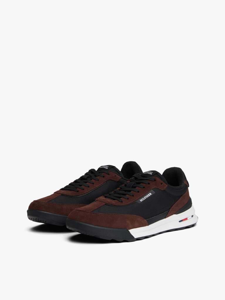 Multi Retro Suede Mix Cleat Trainers  Men