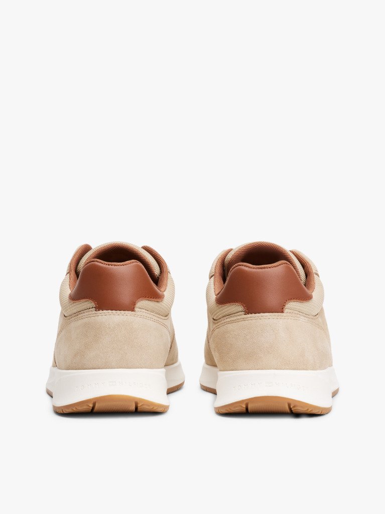 Μπεζ Υβριδικά Sneakers Από Σουέτ  Άνδρες