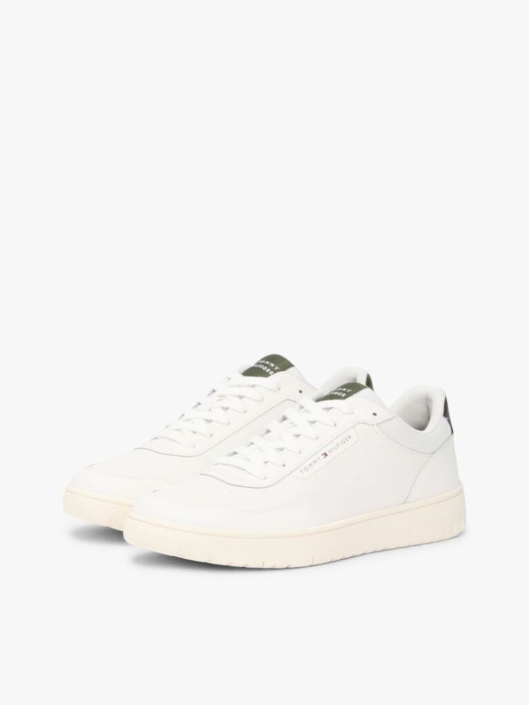 Μπεζ Δερμάτινα Basketball Sneakers  Άνδρες