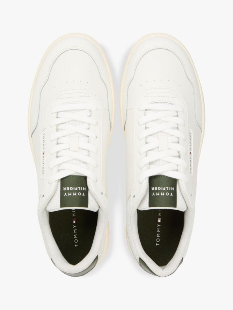 Μπεζ Δερμάτινα Basketball Sneakers  Άνδρες