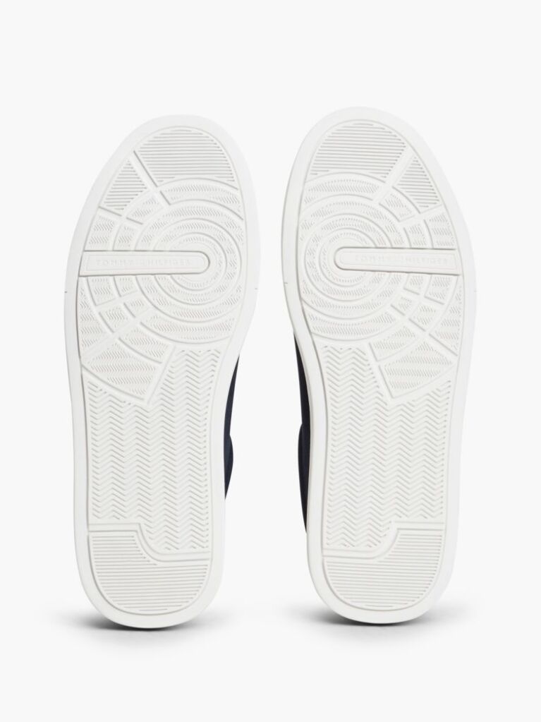 Μπλε Σουέτ Sneakers Με Ανάγλυφο Λογότυπο  Άνδρες