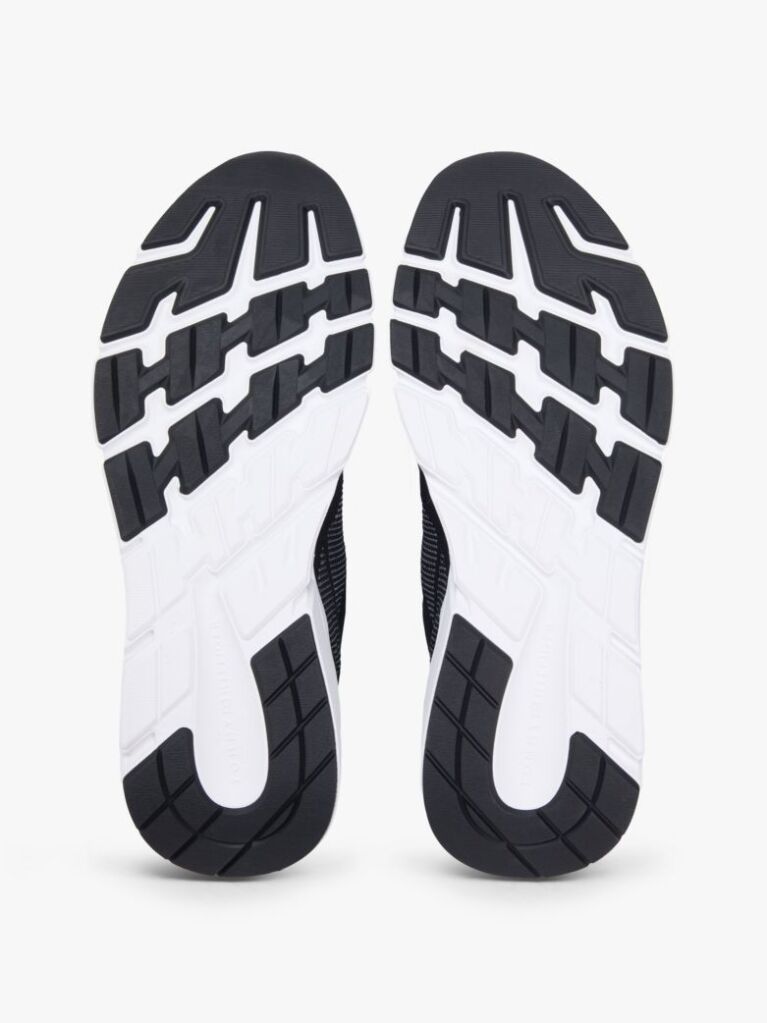 Black Signature Knitted Sneakers  Men
