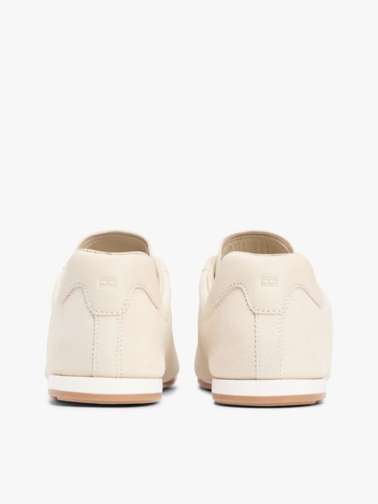 Beige Suede Hilfiger Monotype Cleat Trainers  Men