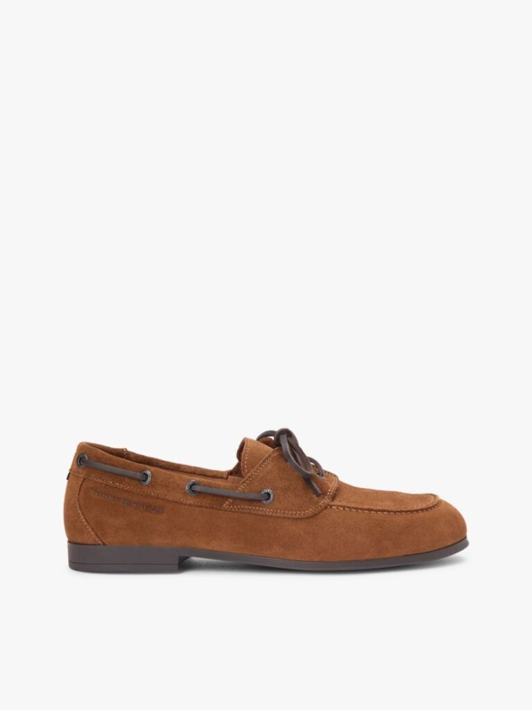 Brown Suede Flexible Sole Boat Shoes  Men