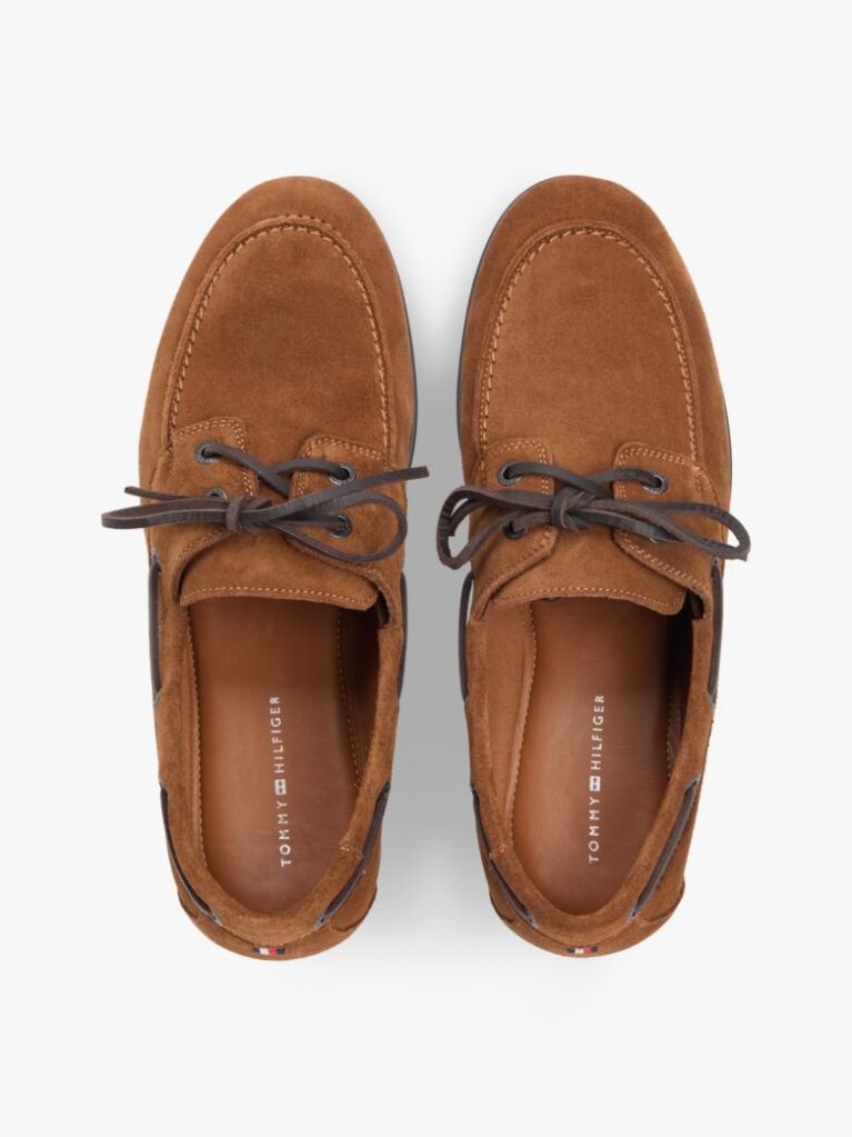Brown Suede Flexible Sole Boat Shoes  Men