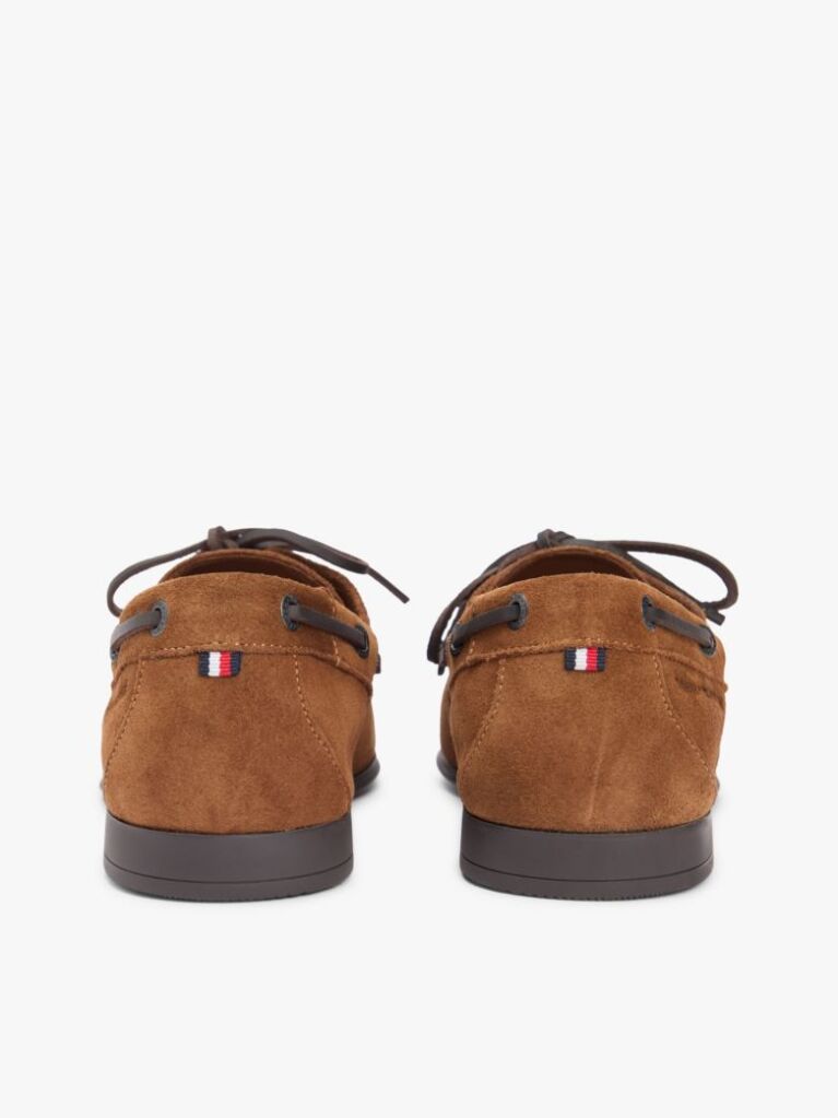 Brown Suede Flexible Sole Boat Shoes  Men