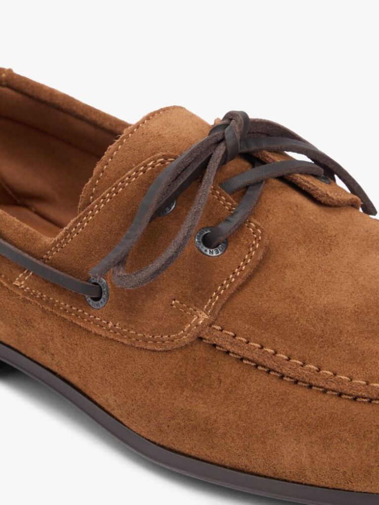 Brown Suede Flexible Sole Boat Shoes  Men