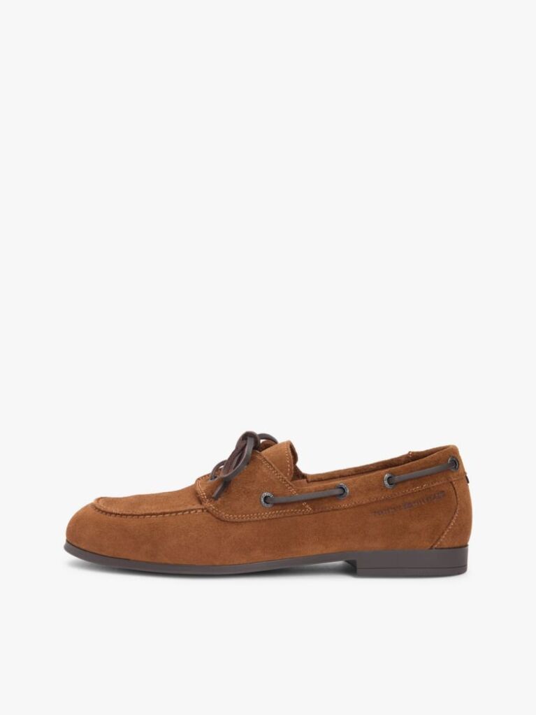 Brown Suede Flexible Sole Boat Shoes  Men