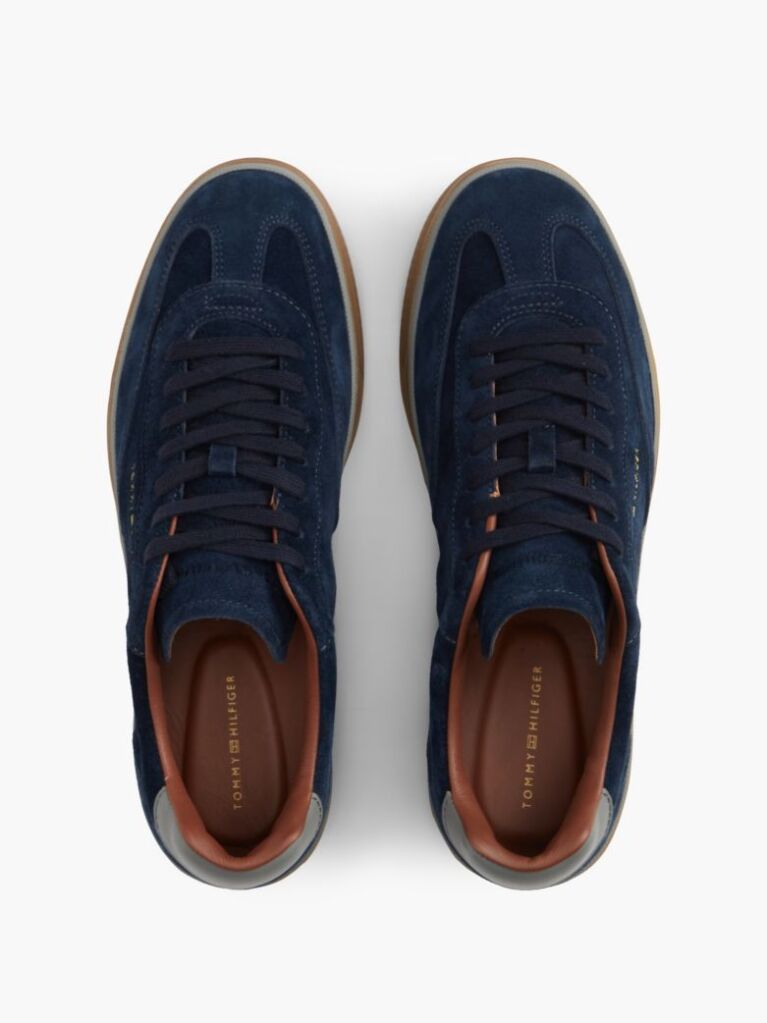 Blue New York Label Luxe Suede Sneakers  Men