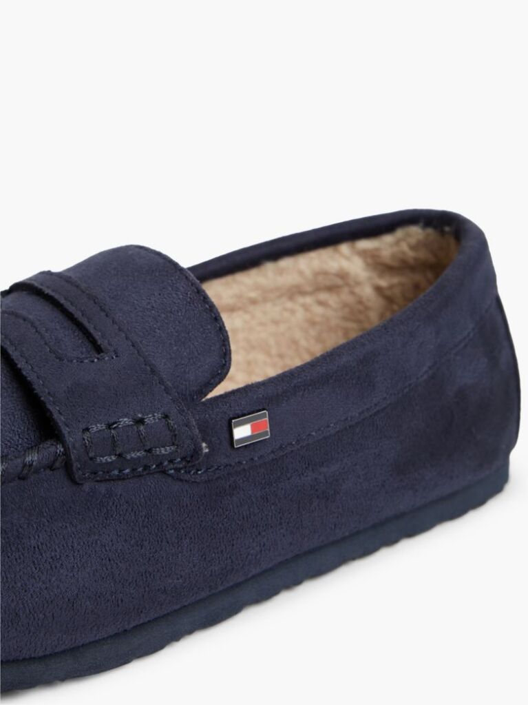 Blue Flag Embroidery Driver Slippers  Men