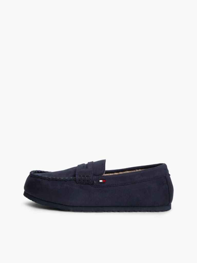 Blue Flag Embroidery Driver Slippers  Men