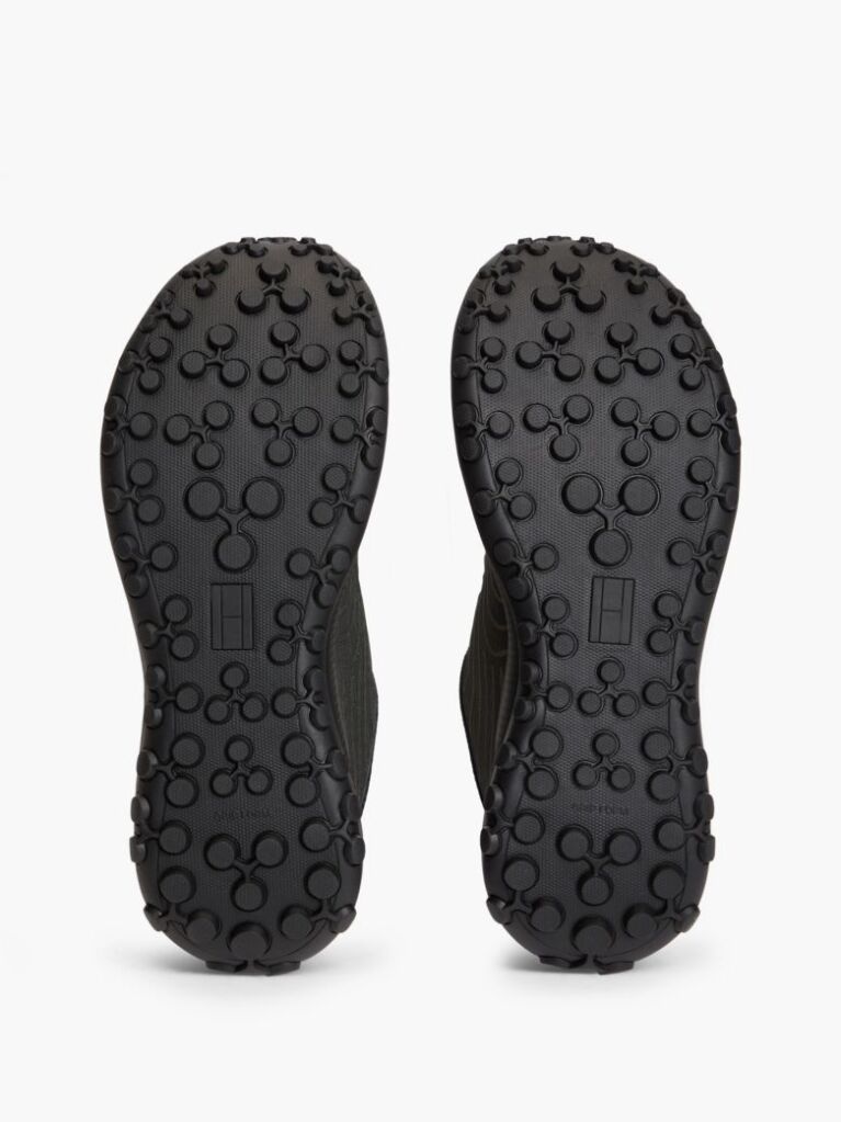 Green Outdoor Jacquard Knit Sneakers  Men