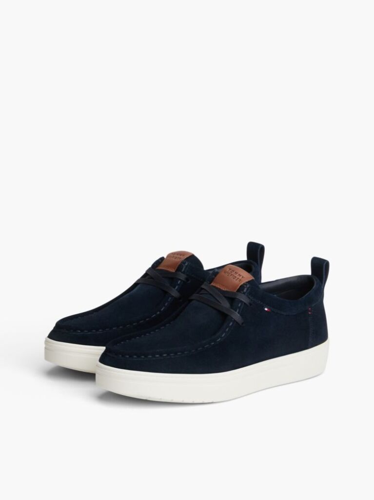 Multi Lightweight Suede Moc Toe Shoes  Men
