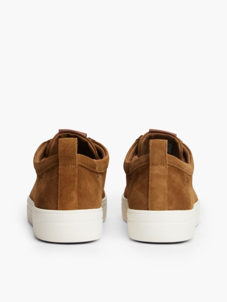 Brown Lightweight Suede Moc Toe Shoes  Men
