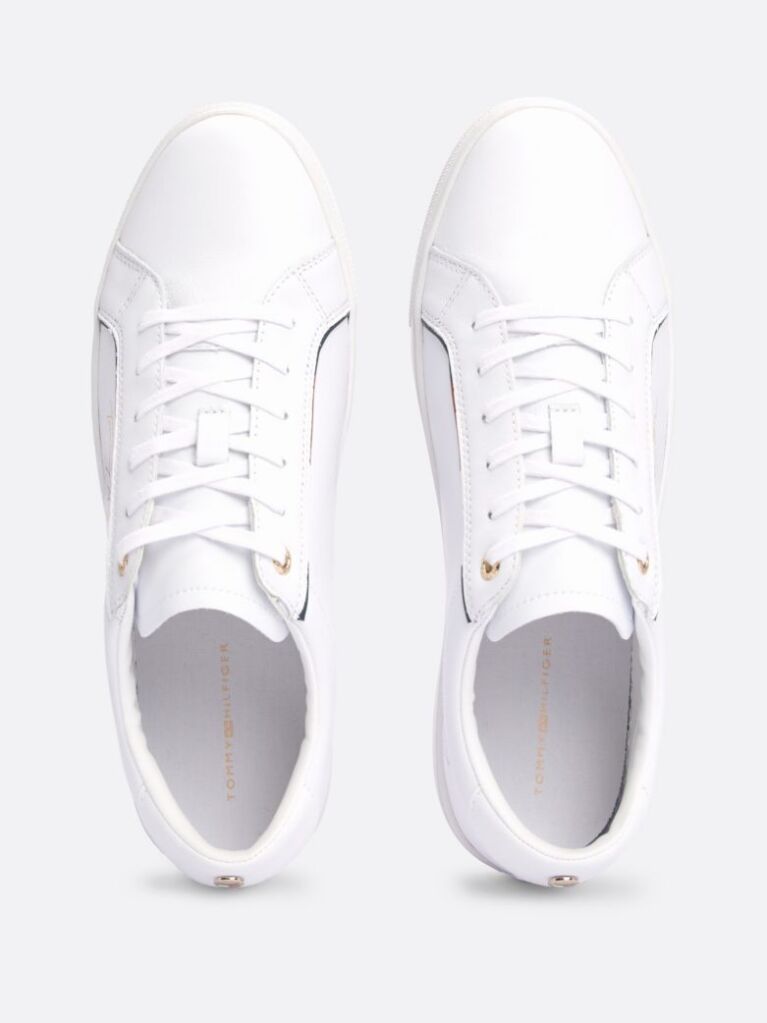 White Signature Cupsole Trainers  Women