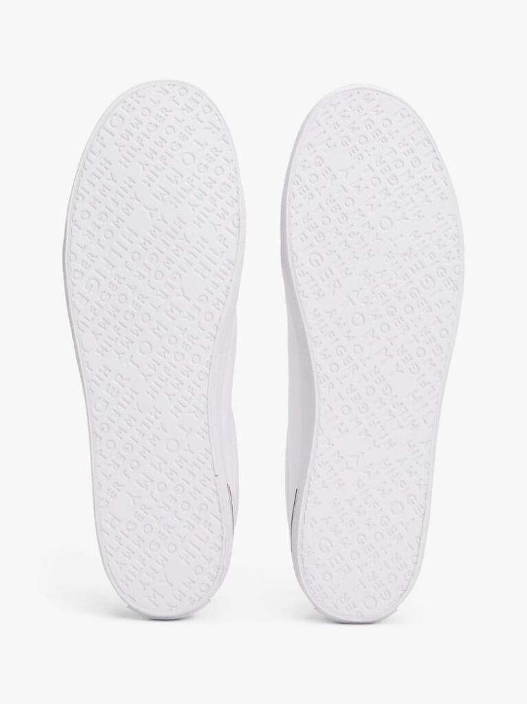 White Essential Signature Tape Trainers  Women