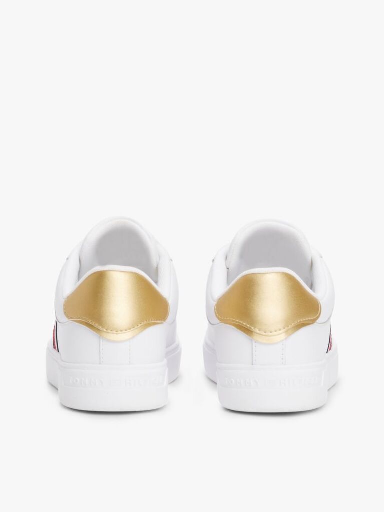 Άσπρο Essential Δερμάτινα Sneakers  Γυναίκες