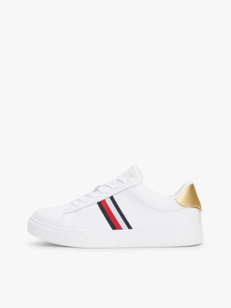 Άσπρο Essential Δερμάτινα Sneakers  Γυναίκες