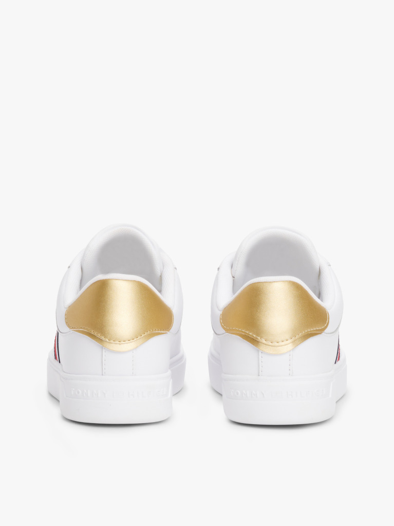 Άσπρο Essential Δερμάτινα Sneakers  Γυναίκες