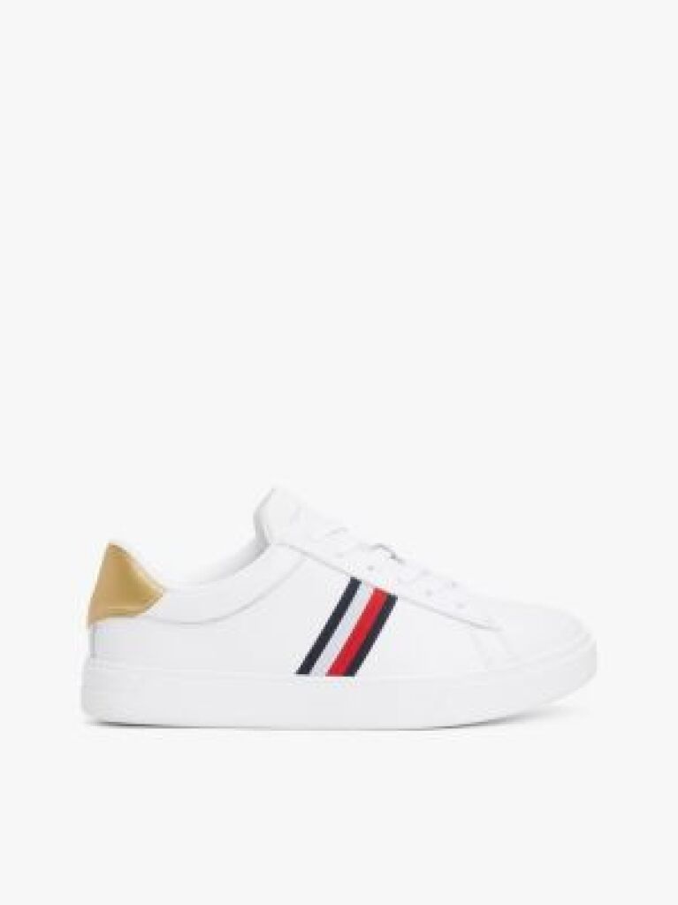 Άσπρο Essential Δερμάτινα Sneakers  Γυναίκες